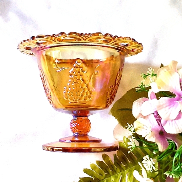Vintage Other - Vintage Carnival Glass Compote